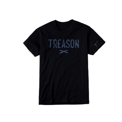 Limited Edition Treason T-Shirt - Black/Blue