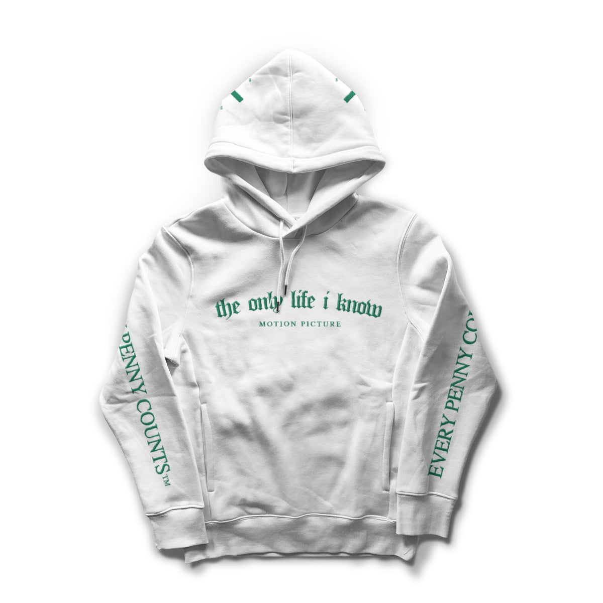 Limited Edition Only Life Hoodie-White/Green