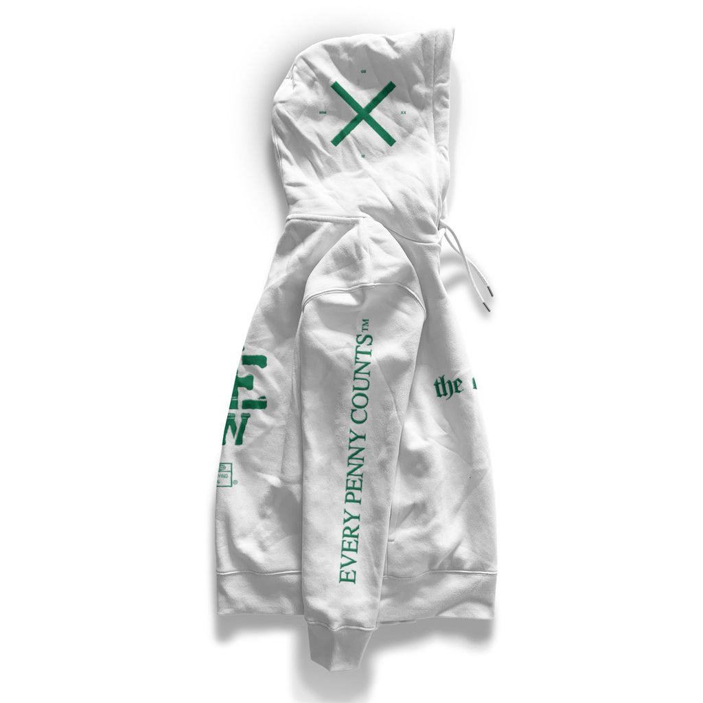 Limited Edition Only Life Hoodie-White/Green