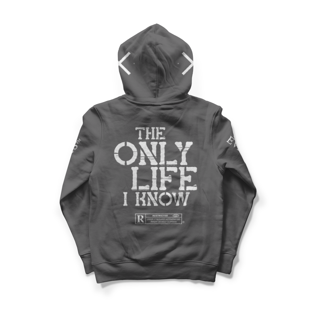 Limited Edition Only Life Hoodie-Grey