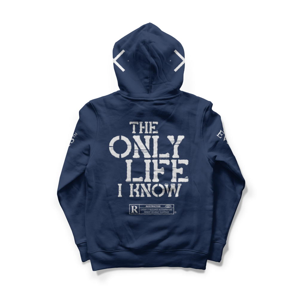 Limited Edition Only Life Hoodie-Navy
