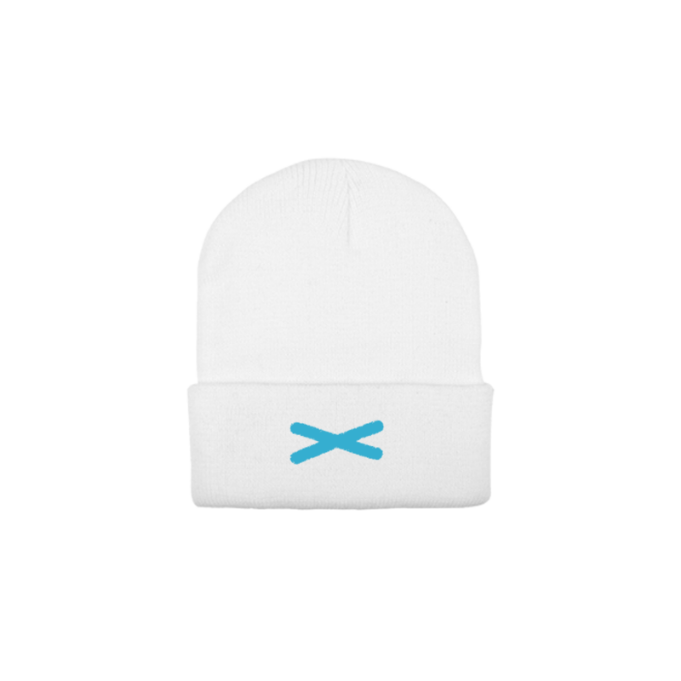 Limited Edition Treason "X" Beanie - White